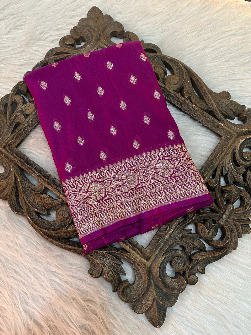 Katan Silk Handloom Banarasi Saree - THE WEAVER