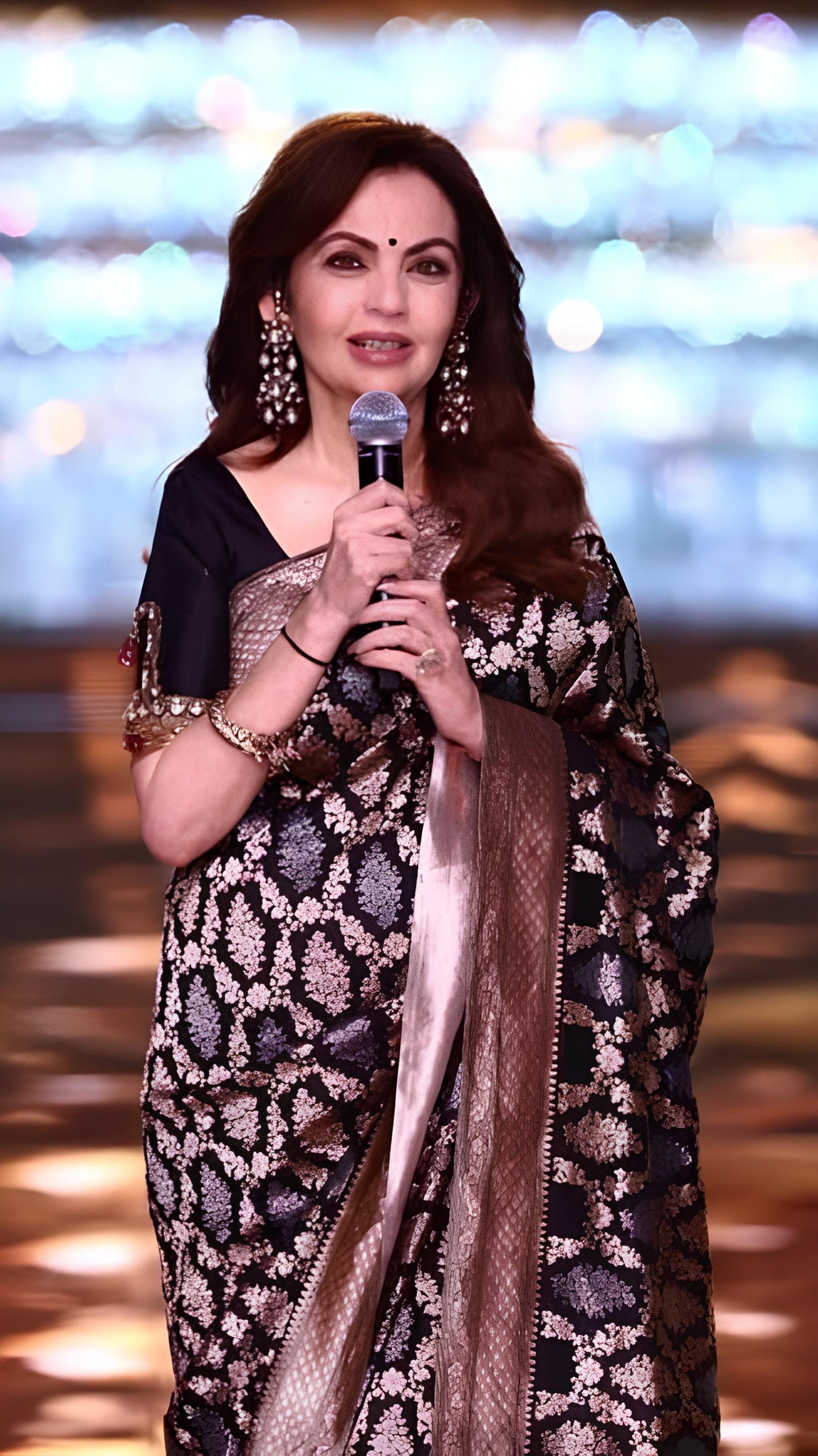 Graceful Drapes: The Nita Ambani-Inspired Saree - The Weaver Banaras