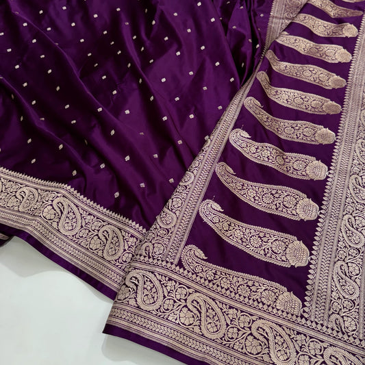 Banarasi Mashru Katan Handloom soft silk saree