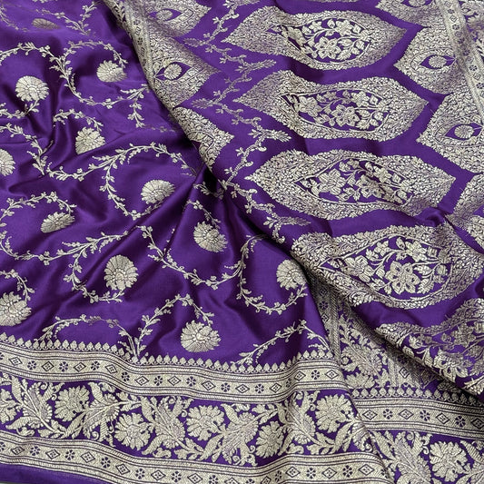 Banarasi Mashru Katan Handloom soft silk saree