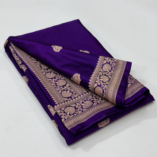 Banarasi Mashru Katan Handloom soft silk saree