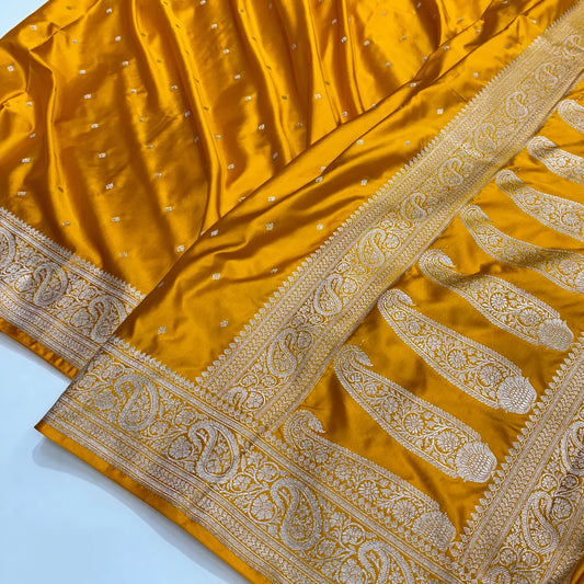 Banarasi Mashru Katan Handloom soft silk saree