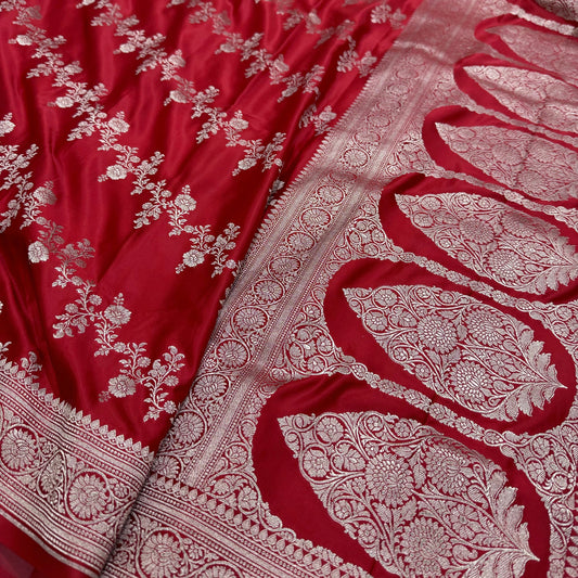 Banarasi Mashru Katan Handloom soft silk saree