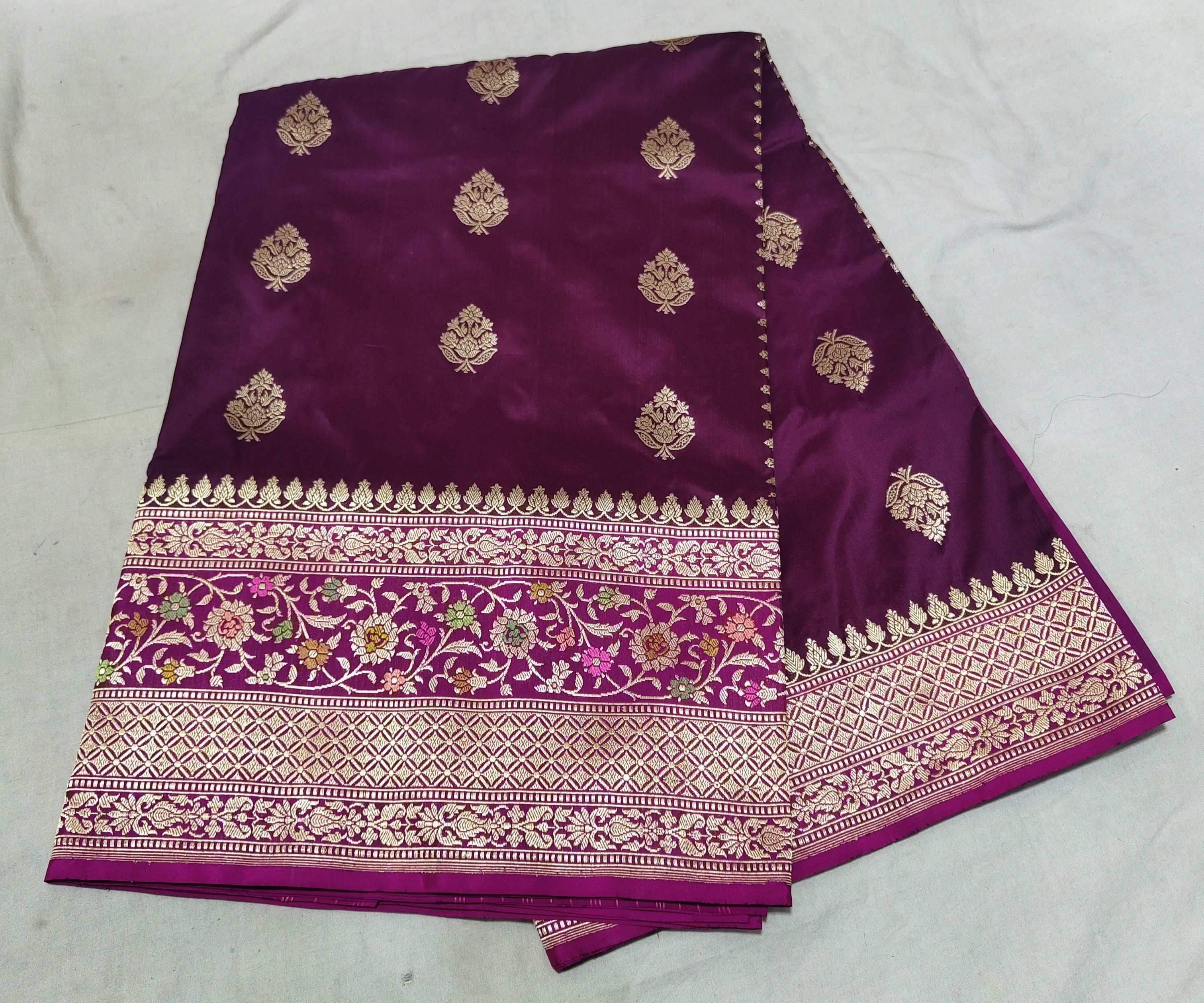 Pure Katan Silk Handloom Banarasi Saree - THE WEAVER