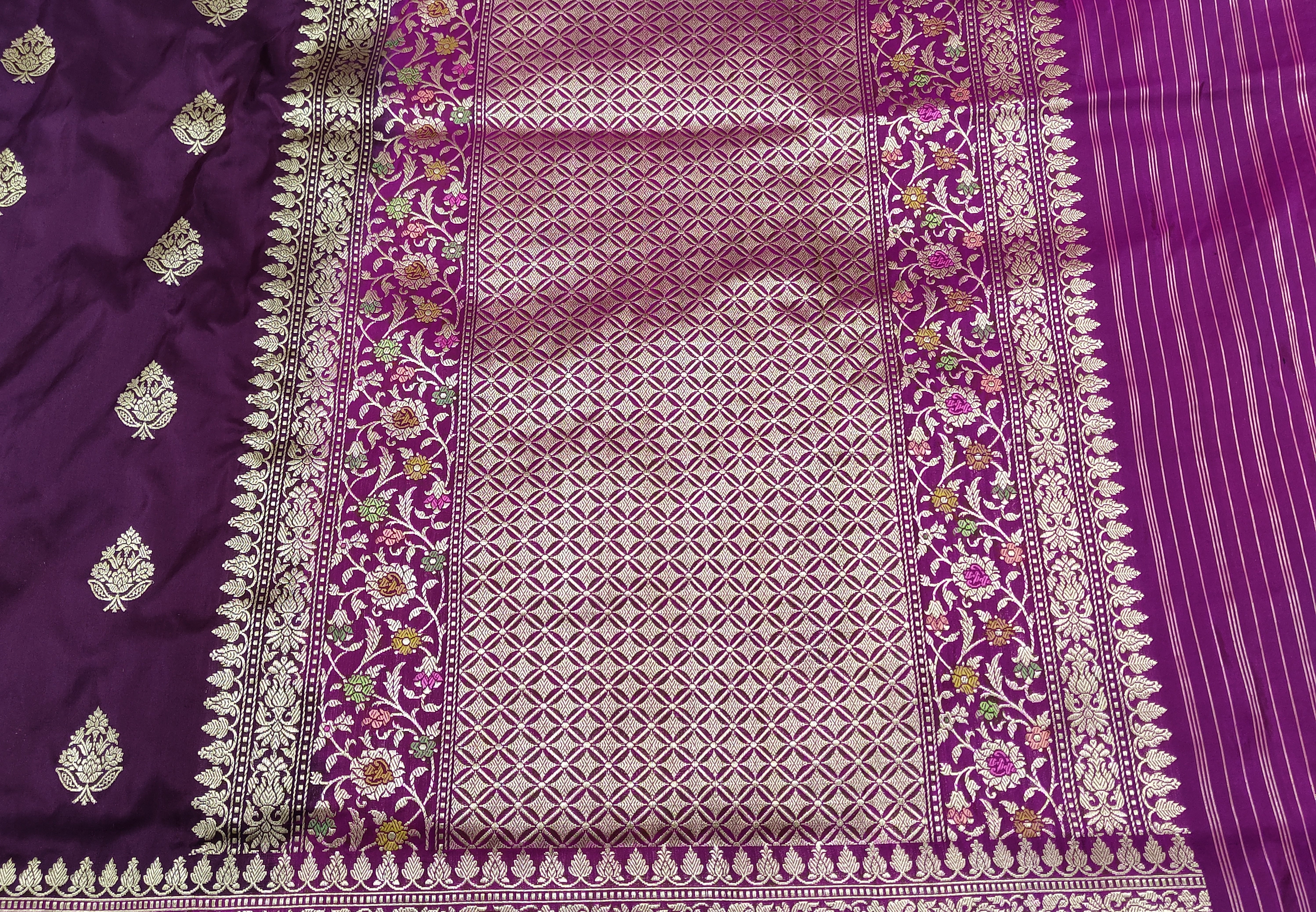 Pure Katan Silk Handloom Banarasi Saree - THE WEAVER