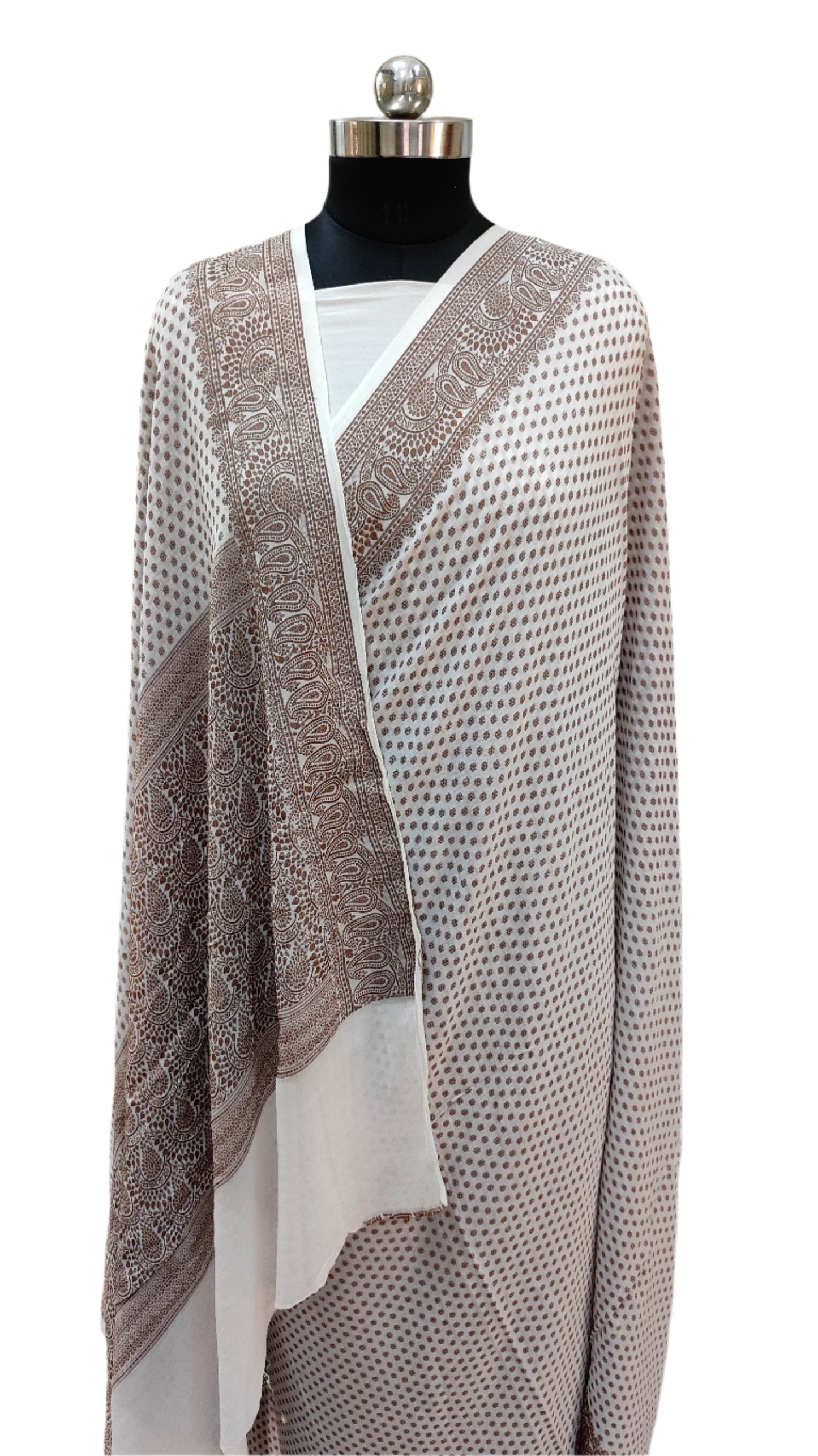 Khaddi Chiffon Handloom Banarasi Saree Antique Zari