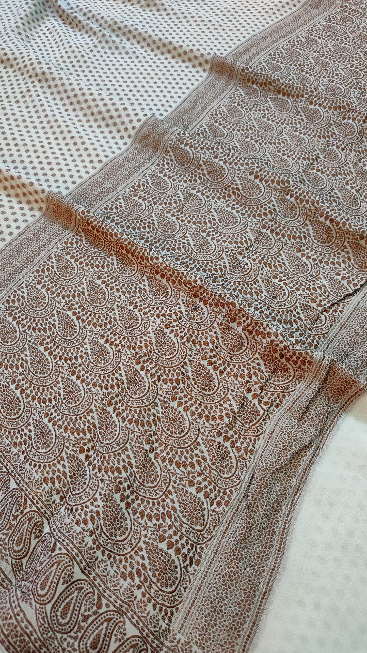 Khaddi Chiffon Handloom Banarasi Saree Antique Zari